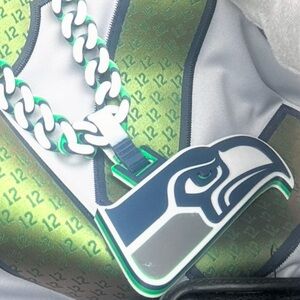 Championship football Seahawks fan chain oversized hype Sports Jersey team nfl